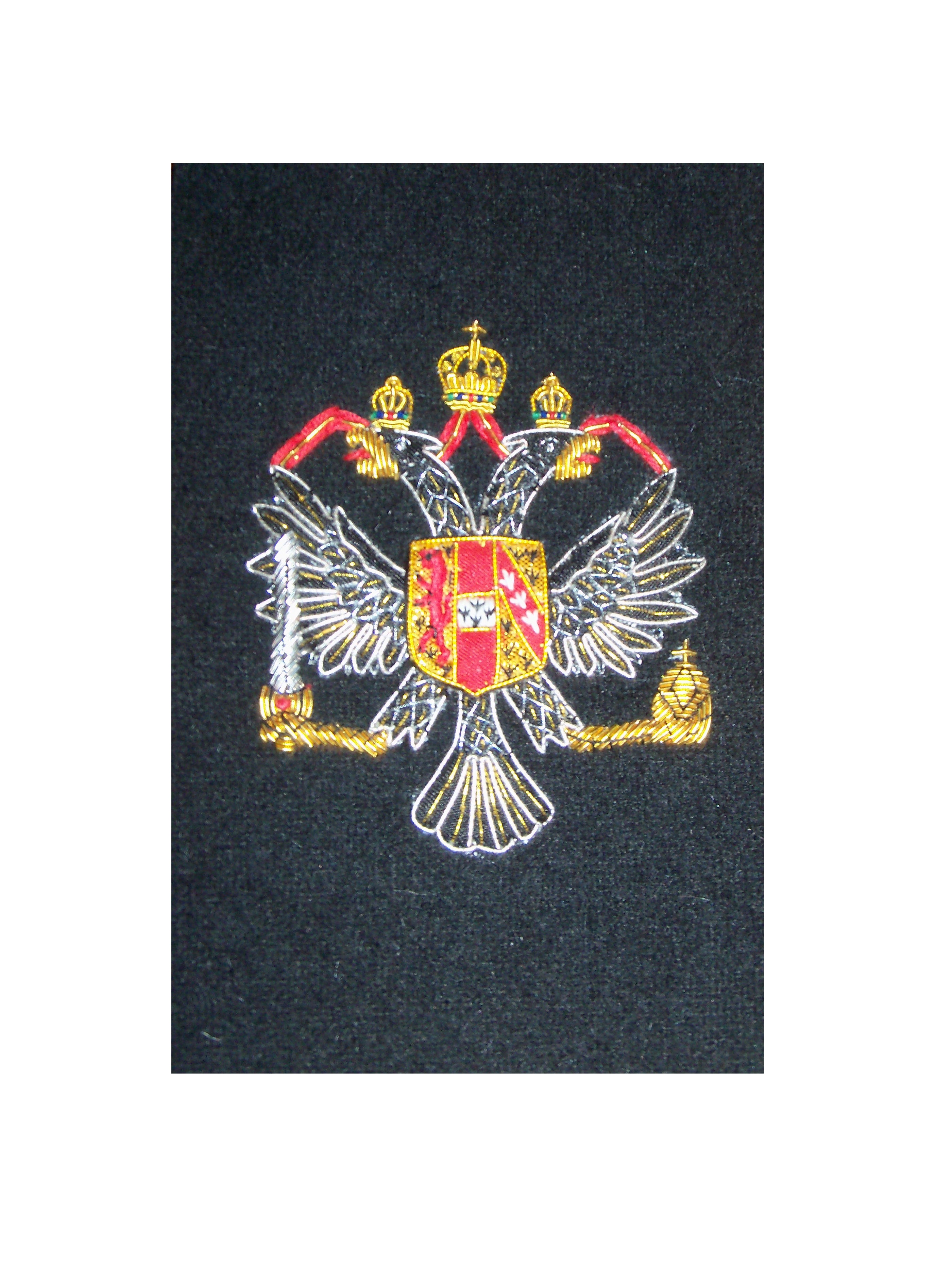 Small Embroidered Badge - Queens Dragoon Guards
